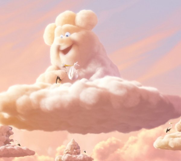 Облако из мультика