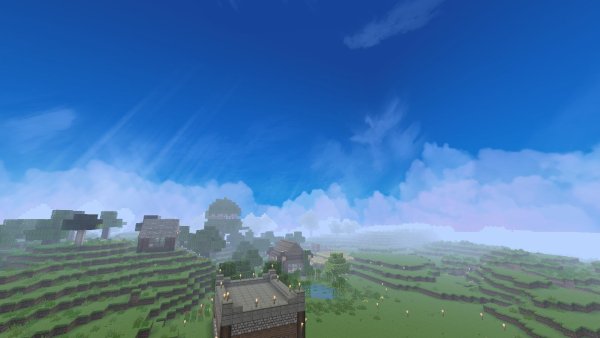 Небо в МАЙНКРАФТЕ