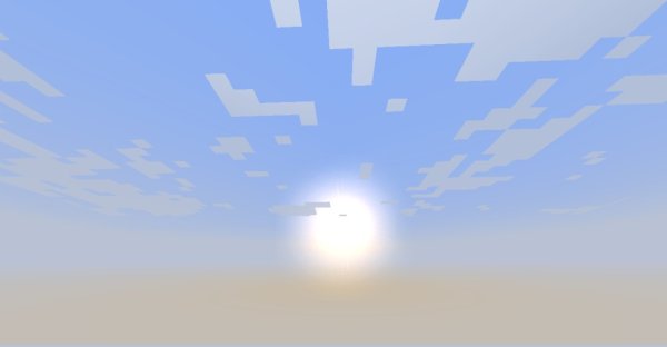 Небо майнкрафт с шейдерами