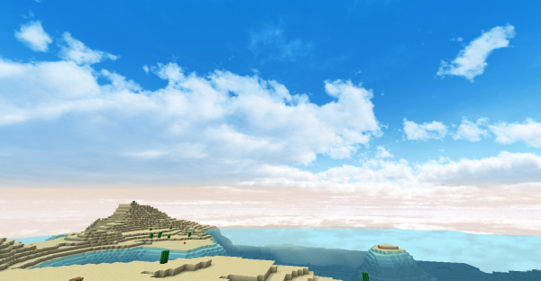 Майнкрафт с шейдерами и без