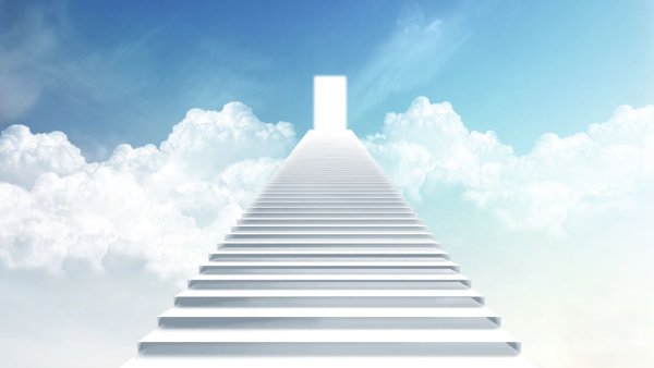 Белая лестница в небо