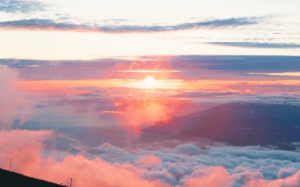 Облака небо рассвет