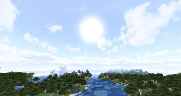 Красивые пейзажи из МАЙНКРАФТА