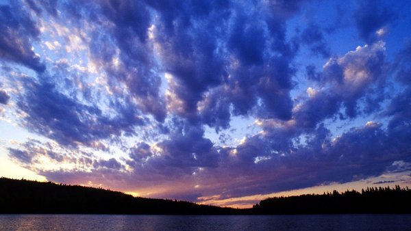 Красивое небо с облаками