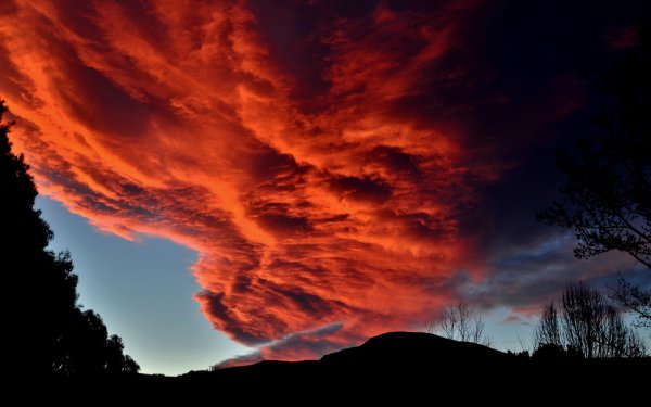 Кроваво красный закат