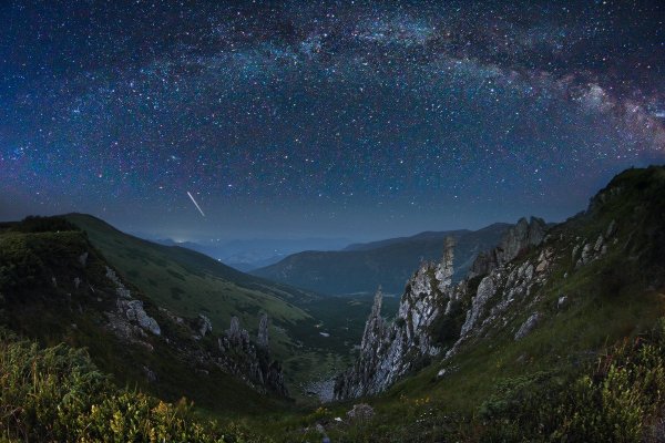 Красивая ночь на океане