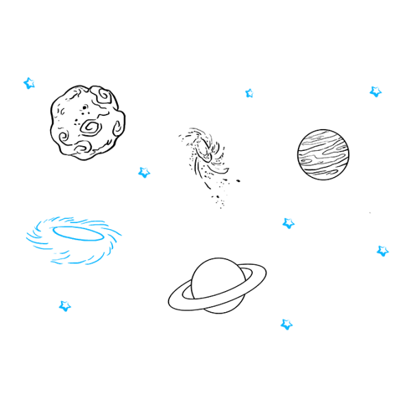 Планетки рисунок