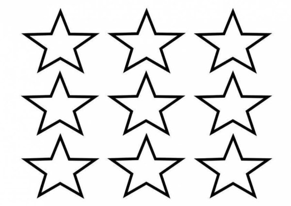 Георгиевская звезда раскраска