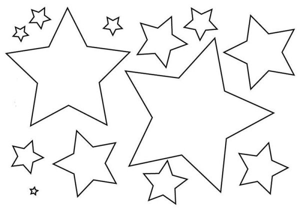 Фейерверк раскраска