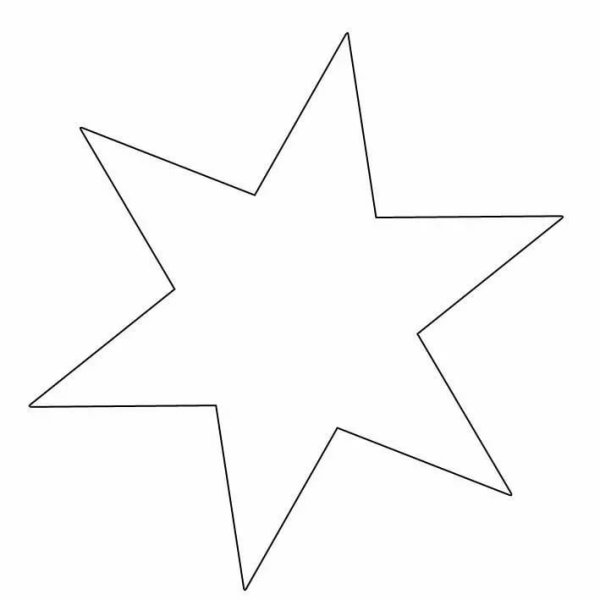 Трафарет звезды