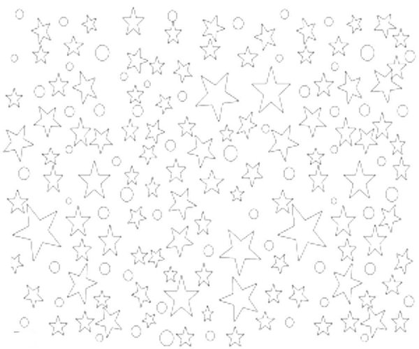 Звездное небо раскраска