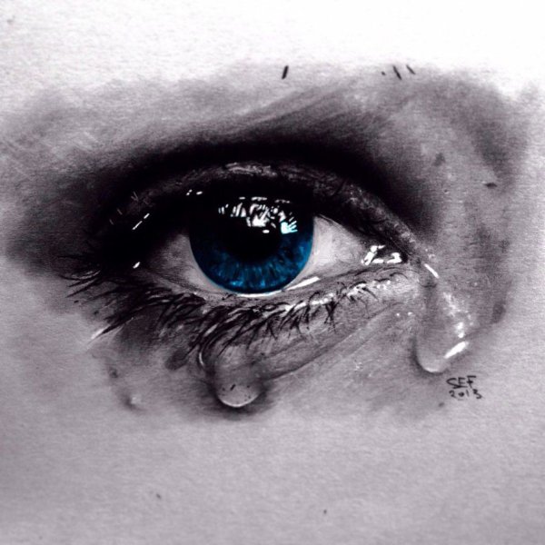 Слезы рисунок