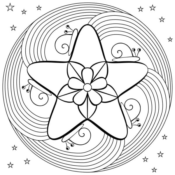 Звездочка рисунок