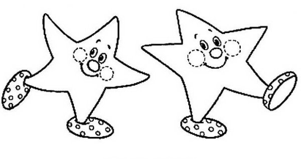 Раскраска Звездочка