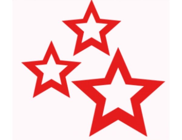 Звезда красного цвета