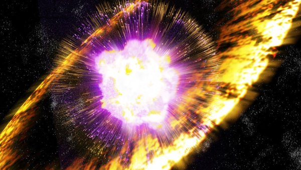 ГИПЕРНОВАЯ звезда взрыв