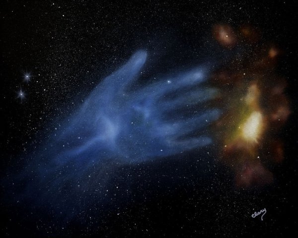 Туманность погибшей звезды PSR b1509-58