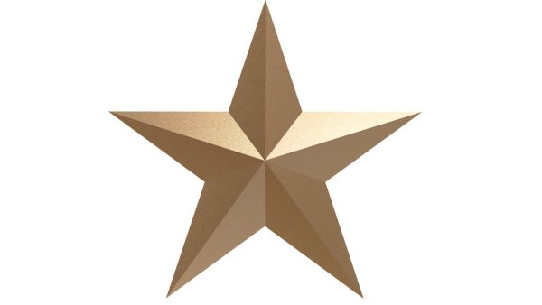 Пятиконечная звезда 3д модель