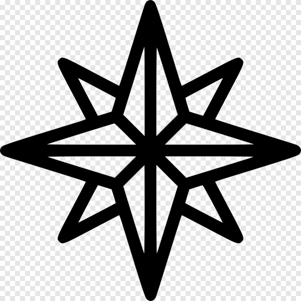 Звезда ветров символ