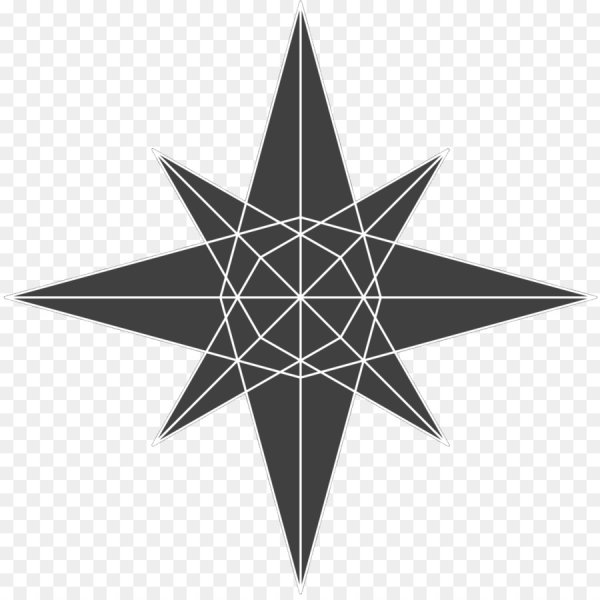 Четырехконечная звезда символ