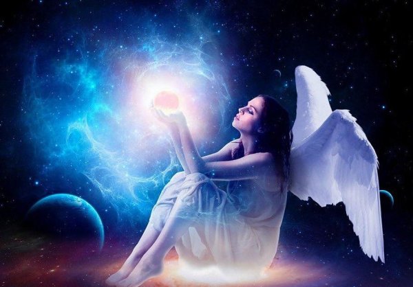 Падающая звезда и девочка