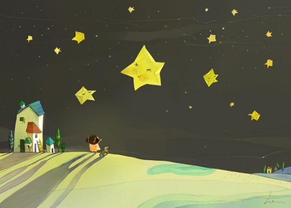 Звезды иллюстрация