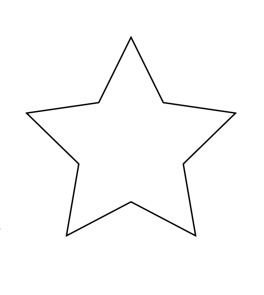 Звезда шаблон