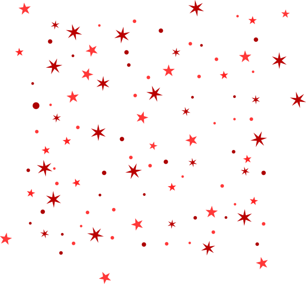 Россыпь звезд на белом фоне