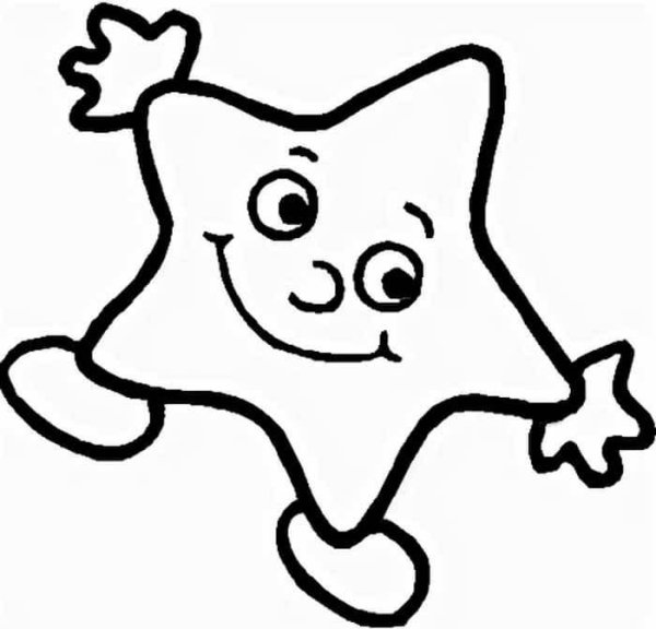 Рождественская звезда раскраска