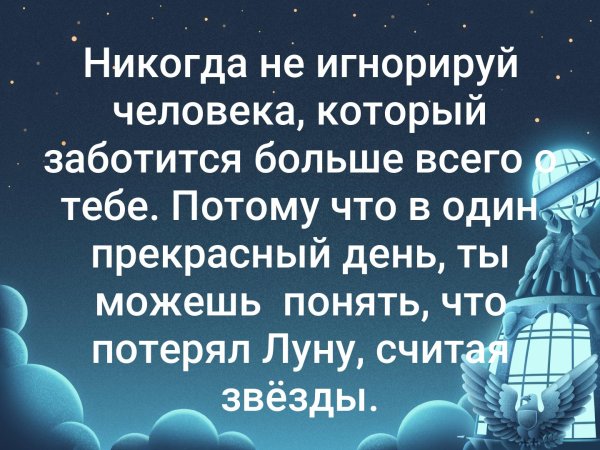 Не потеряйте луну считая звезды