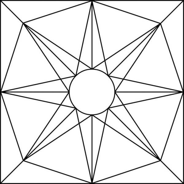 Узор из геометрических фигур