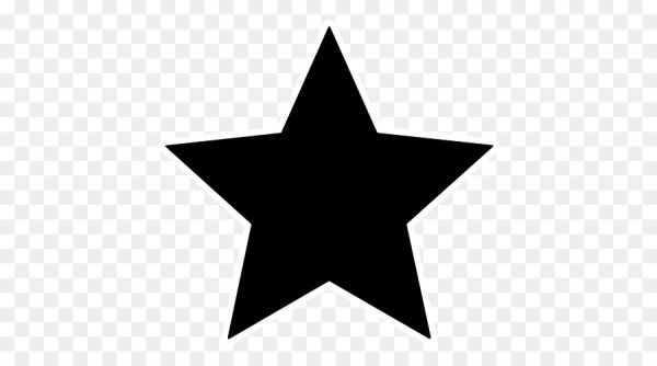 Белая звезда на черном фоне