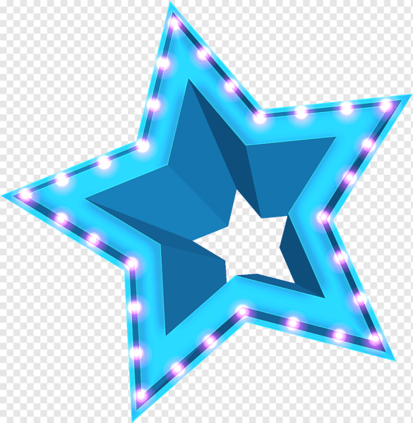 Синие звездочки