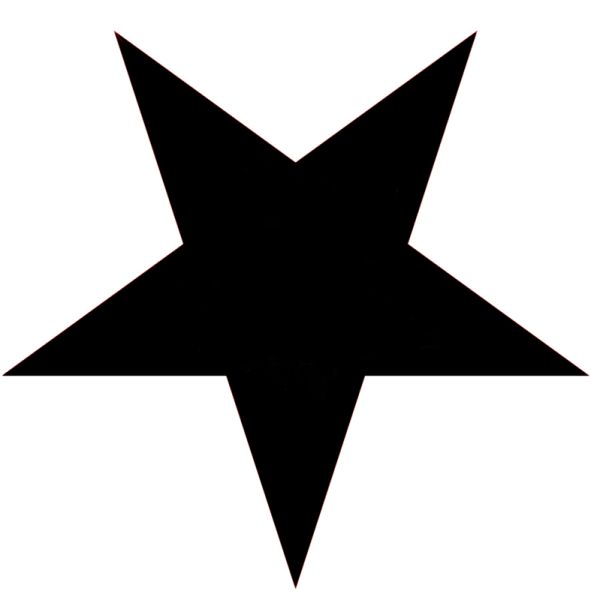 Звезда черно белая