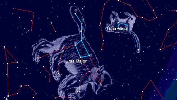 Полярная звезда Альфа малой медведицы