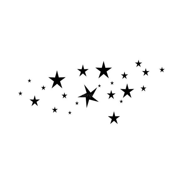 Белая звезда на черном фоне