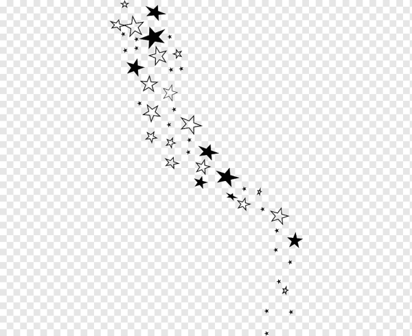 Звездочки на прозрачном фоне