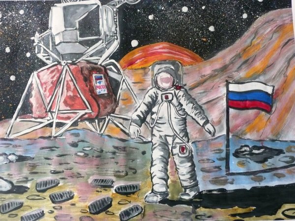 Рисование космос в подготовительной группе