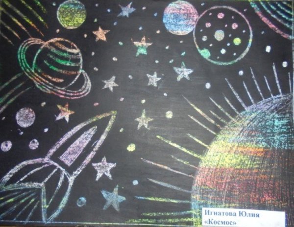 Рисунок на тему космос