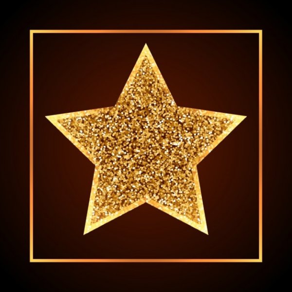 Золотистая звезда