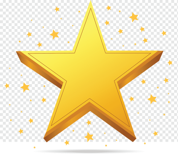 Погон Золотая звезда на белом фоне