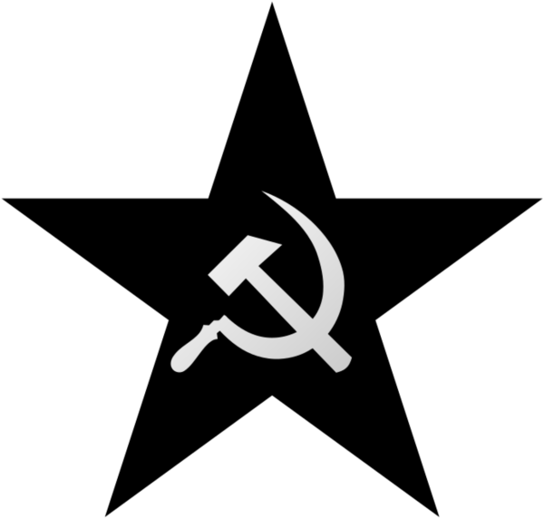 Красная звезда с серпом