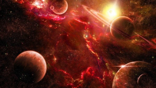 Космос звезды планеты