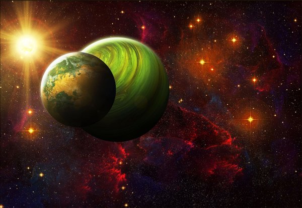 Космос звезды планеты