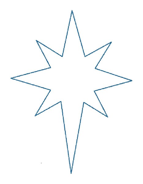 Трафарет звезды