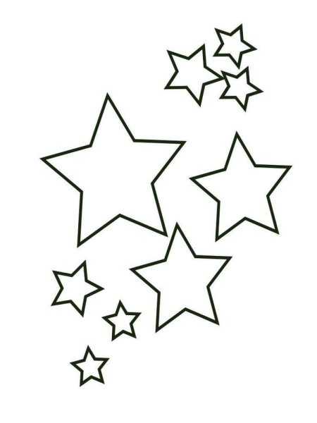 Звезда шаблон