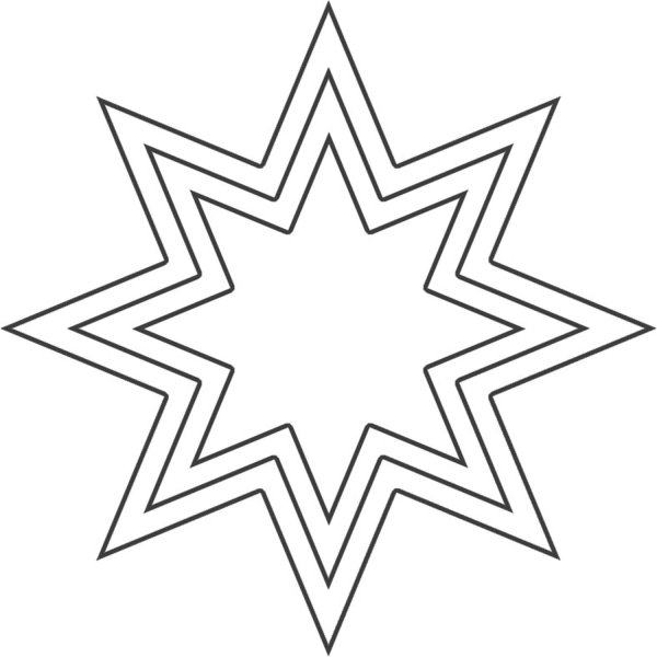 Звёздочки трафареты для вырезания