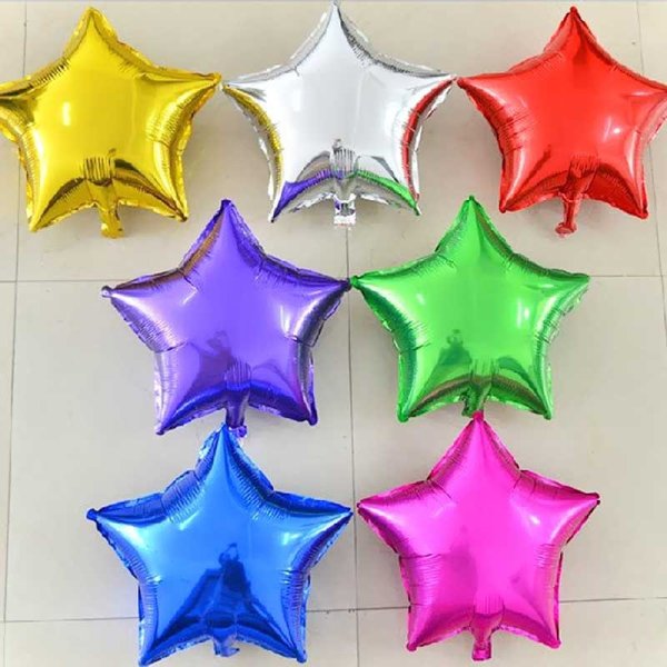Шар фольгированный звезда