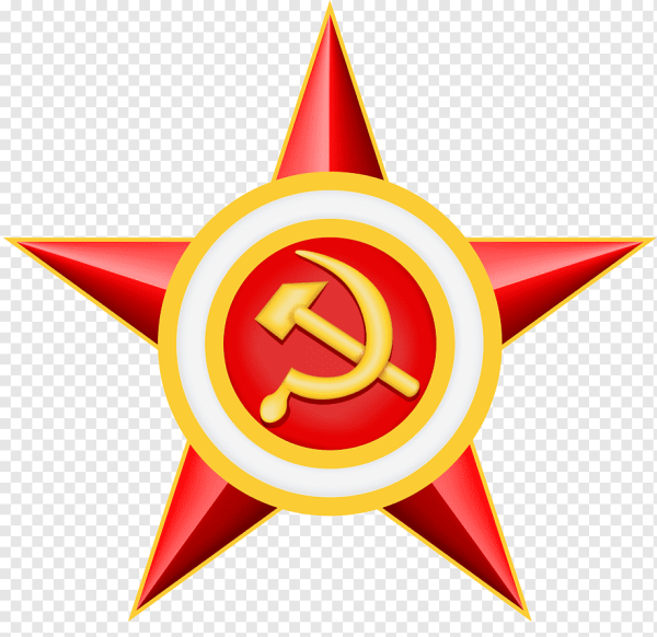 Красная звезда для вырезания