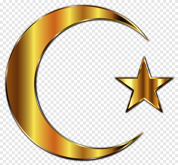 Мусульманский символ полумесяц и звезда